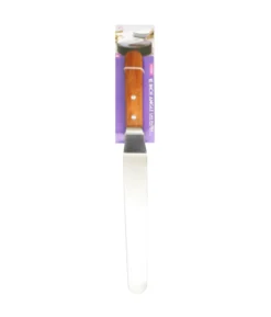 Angle Cake Spatula With Wooden Handle 10in