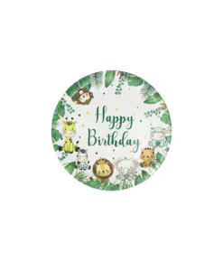 Animal Design Paper Plates 7in 12pk
