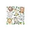 Animal Printed Large Napkins 24pk