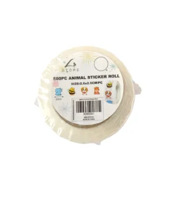 Animal Sticker Roll 2.5×2.5cm 500pc