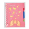 A6 Pink Printed Notebook 80 sheets 105 x 148mm