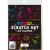 A4 Rainbow Scratch Paper 8pk