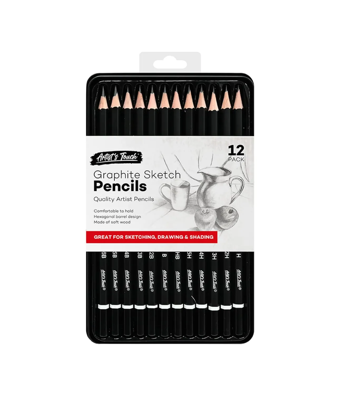 Artist Touch Graphite Sketch Pencils 12 pack