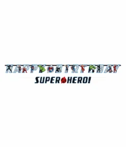 Avengers Jumbo Birthday Banner