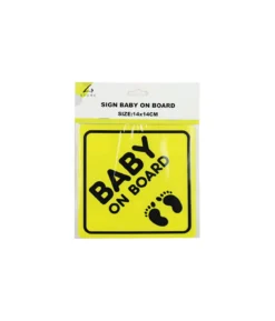 Baby On Board Sign 14x14cm