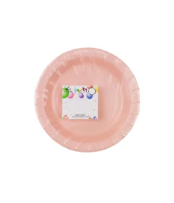Baby Pink Paper Plates 100pk 9in