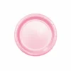 Baby Pink Paper Plates 12x9in