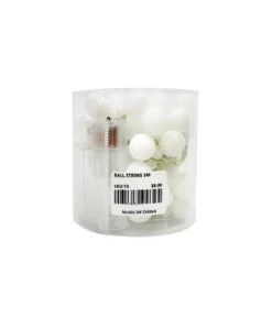 Ball String Warm White Lights 5m