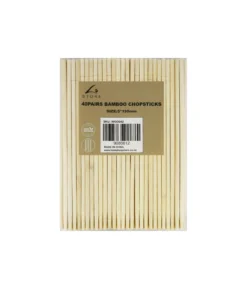 Bamboo Chopsticks 5x195mm 40pk