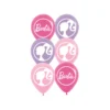 Barbie Latex Balloons 6pk