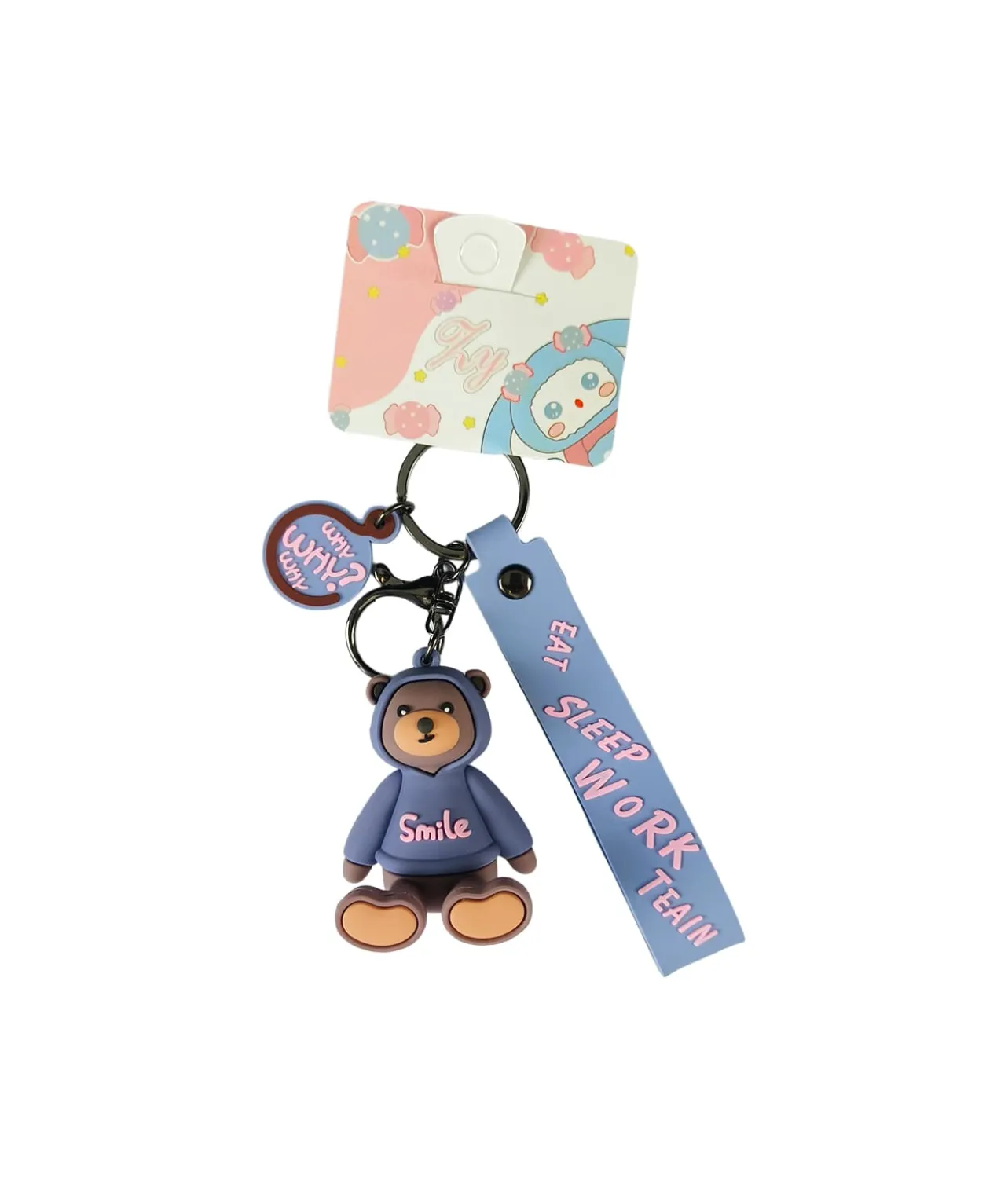 Bear Keychain 5cm Assorted