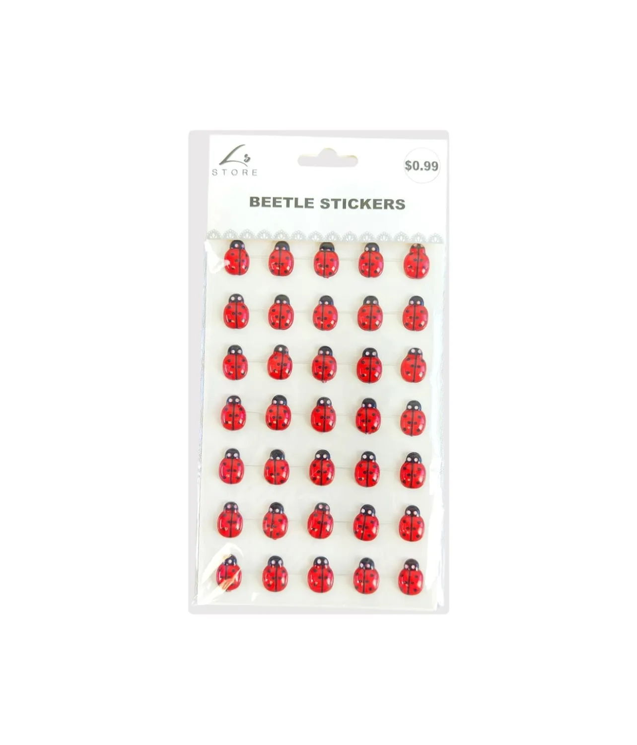 Beetle Stickers 19.5x10cm
