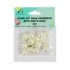 Big White Pearl DIY Bead Ornament With White Rope 30g