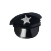 Black American Police Hat