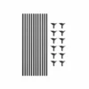 Black Balloon Stick & Cup Set 12pk