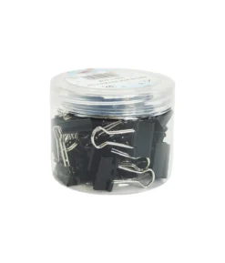 Black Binder Clip 40pc 1.9cm