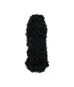 Black Chenille Yarn 95g