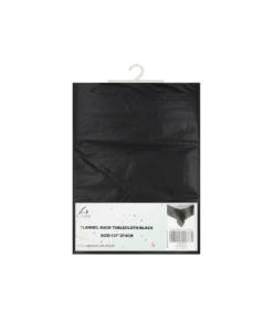 Black Flannel Table Cloth 137x274cm