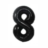 Black Foil Number Balloon 8