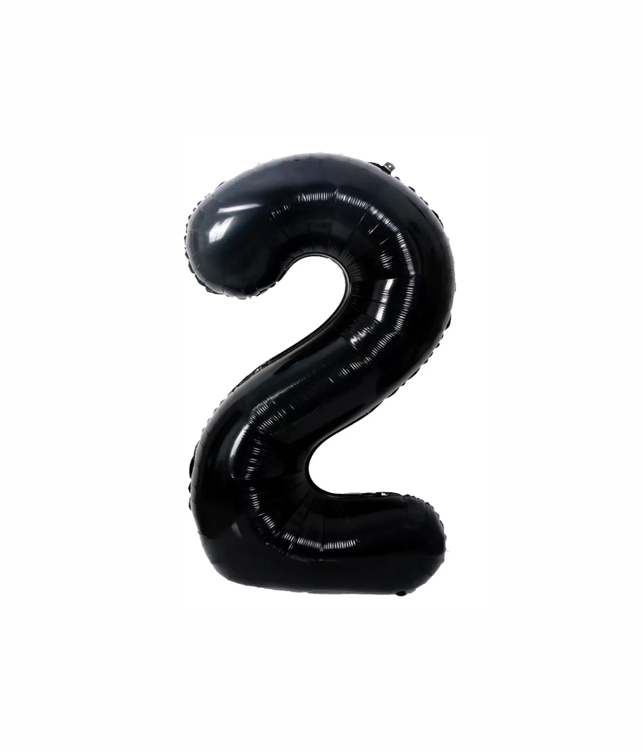Black Foil Number Balloon 2