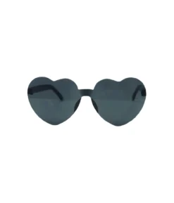 Black Heart Shape Party Glasses