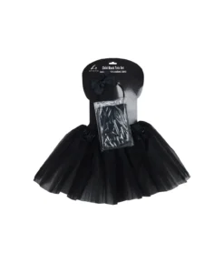 Black Kids Tutu Set 3pc