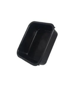 Black Plastic Storage Tray 8l