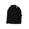 Black Polyester Beanie & Fingerless Glove Set