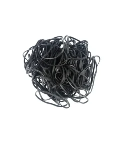 Black Rubber Bands 5×0.3cm 100g