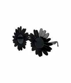 Black Sunflower Party Glasses