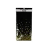 Black Tablecloth With Gold Dots