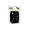 Black Table Skirt 3×0.8m