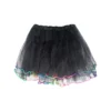 Black Tutu With Rainbow Fringe