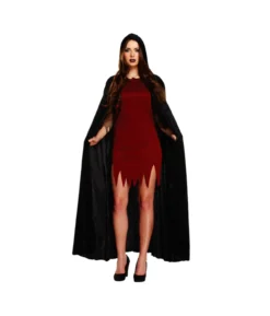Black Velvet Cape Adult