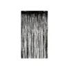 Black Wavy Foil Curtain 1x2m
