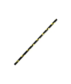 Black With Gold Dots Paper Straws 40pk