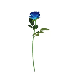 Blue Artificial Velvet Rose 51cm