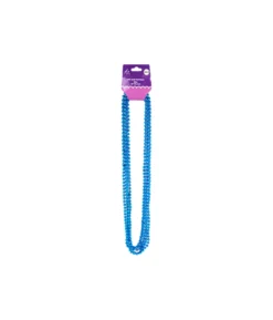 Blue Bead Necklaces 78cm 6pk