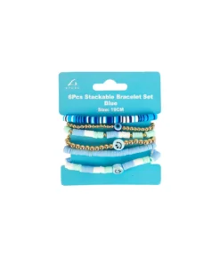 Blue Bracelet Set 6pc