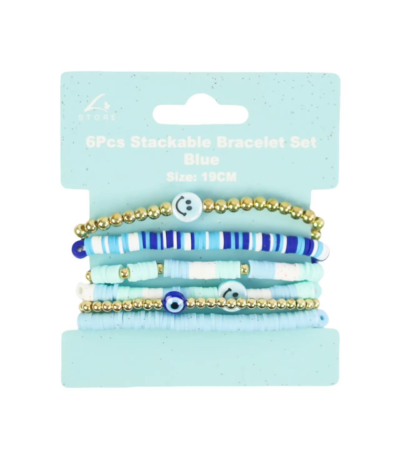Blue Bracelet Set 6pc
