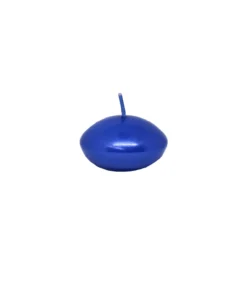 Blue Metallic Floating Candles 12pk