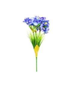 Blue Narcissus Flower 3 Heads 35cm