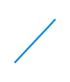 Blue Paper Straws 25pk