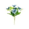 Blue Rose 5 Head 28cm