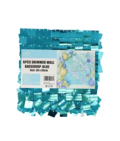 Blue Shimmer Wall Panels 6pc