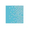 Blue With Silver Dots Large Napkins 20pc