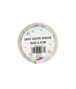 Book rings 24pc 2.5cm