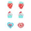 Cake Erasers 6pc
