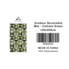 Calliste Green Outdoor Reversible Mat 120 x 200cm