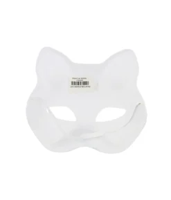 Cat Face Paintable Paper Mask